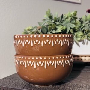 Hobby Lobby Gingerbread Bowls x 2